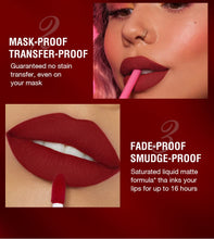Load image into Gallery viewer, BestLand 12Pcs Matte Liquid Lipstick + Lip Liner Pens Set, One Step Lips Makeup Sets Pigment Velvety Nude Lip Stain Waterproof Long Wear Lip Gloss Make up Gift Set (Set B)