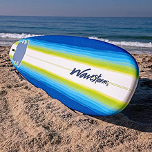 Load image into Gallery viewer, Wavestorm 8ft Classic Longboard Surfboard (Blue Green) (AZ21-WSSF800-SGN-1PK)