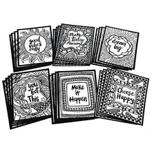 Load image into Gallery viewer, Think Positive Velvet Art Posters (Pack of 24)