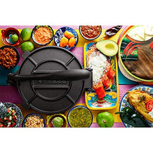 Load image into Gallery viewer, Tortillada – Premium Cast Iron Tortilla Press with Recipes E-Book (10 Inch)