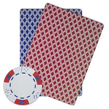 Load image into Gallery viewer, Brybelly Crown & Dice Poker Chip Heavyweight 14-Gram Clay Composite – Pack of 50 (White)