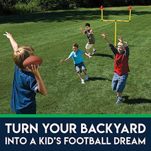 Load image into Gallery viewer, Franklin Sports Youth Football Goal Post Set - Kids Football Easily Adjustable Field Goals - Includes 2 Goal Posts - Perfect for Ages 4+ Backyard Play