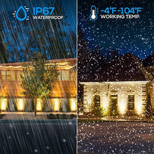 Load image into Gallery viewer, LEONLITE 6-Pack 12V Landscape Well Lights Low Voltage, 6W LED In-Ground Lighting, 3000K Bundle LEONLITE 8-Pack LED Low Voltage Bollard Landscape Lights, 12V-24V AC/DC, 5W 400lm, 3000K