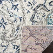 Load image into Gallery viewer, Safavieh Madison Collection MAD600C Bohemian Chic Glam Paisley Runner, 2' 3" x 6', Cream/Light Grey