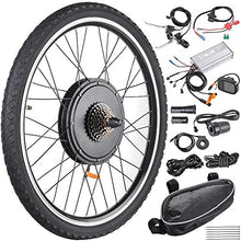 Load image into Gallery viewer, AW Electric Bicycle LCD Display Motor Kit 48V1000W 26"x1.75" Rear Wheel E-Bike Conversion Kit Hub Motor for Bicycle