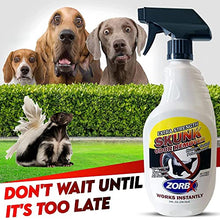 Load image into Gallery viewer, ZORBX Quick Action Odor Remover Bundle - Includes Unscented Multipurpose Odor Remover Value Pack (2Oz +16Oz +32Oz) & Skunk Odor Remover Spray (24 Oz)