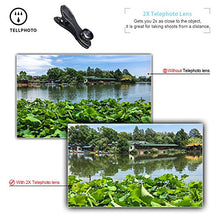 Load image into Gallery viewer, SHUTTERMOON UPGRADED Phone Camera Lens Kit for iPhone 11/Xs/R/X/8/7/6s/Smartphones/Pixel/Samsung/Android Phones Camera. 2xTele Lens Zoom Lens+Fisheye Lens+Super Wide Angle Lens&Macro Lens+CPL (5 in 1)