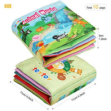 Load image into Gallery viewer, teytoy My First Soft Book, Nontoxic Fabric Baby Cloth Books Early Education Toys Activity Crinkle Cloth Book for Toddler, Infants and Kids Perfect for Baby Shower -Pack of 6