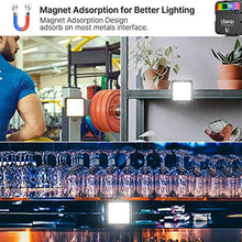 Load image into Gallery viewer, ULANZI VL49 RGB Video Lights, LED Camera Light 360° Full Color Portable Photography Lighting w 3 Cold Shoe, 2000mAh Rechargeable CRI 95+ 2500-9000K Dimmable Panel Lamp Support Magnetic Attraction