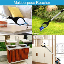 Load image into Gallery viewer, Grabber Reacher Tool for Elderly, 32" Foldable Picker Upper Grabber, Long Handy Mobility Aids, Reaching Assist Tool for Trash Claw Pick up, Litter Picker, Garden Nabber, Arm Extension (Mazarine2)
