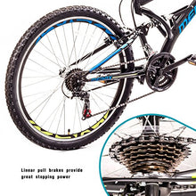 Load image into Gallery viewer, Merax FT323 Mountain Bike 21 Speed Full Suspension Aluminum Frame MTB Bicycle - 26 inch (Blue)