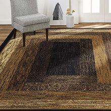 Load image into Gallery viewer, Home Dynamix Royalty Vega Area Rug, 5'2"x7'2" Rectangle, Black/Beige