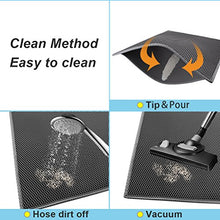 Load image into Gallery viewer, Pieviev Cat Litter Mat Double Layer Waterproof Urine Proof Trapping Mat (30''X24'', Grey)