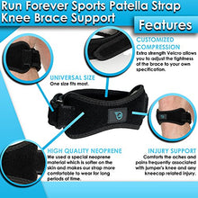 Load image into Gallery viewer, Patella Strap Knee Brace Support for Arthritis, ACL, Running, Basketball, Meniscus Tear, Sports, Athletic. Best Knee Brace for Hiking, Soccer, Volleyball & Squats (1 Pack)