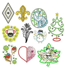 Load image into Gallery viewer, Embroidex Embroidery Machine Starter Kit - Everything Needed to Do Machine Embroidery Plus Bonus Embroidery Designs and Instructional CD