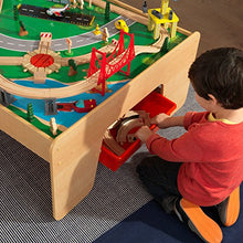 Load image into Gallery viewer, KidKraft Waterfall Mountain Train Set and Table