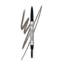 Load image into Gallery viewer, IT Cosmetics Brow Power Eyebrow Pencil, Universal Taupe - Long-Lasting, Budge-Proof Formula - With Biotin - For Light to Medium Brown & Gray Hair Colors - 0.005 oz