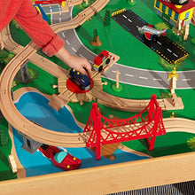Load image into Gallery viewer, KidKraft Waterfall Mountain Train Set and Table