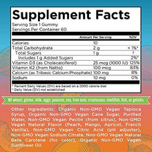 Load image into Gallery viewer, Vitamin D3, K2 Calcium Gummies by MaryRuth's, Plant Based, Non-GMO, Gluten Free for Men, Women & Kids, 2 Month Supply (60 Gummies)