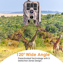 Load image into Gallery viewer, BlazeVideo WiFi Deer & Trail Game Camera 32MP 1296P No Glow Night Vision Time Lapse Waterproof Motion Activated Photo & Video Model for Wildlife Scouting Hunting & Home or Backyard Security