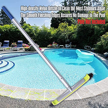 Load image into Gallery viewer, urchindj Heavy Duty Pool Brush, Premium Nylon Bristle Pool Wall Floor & Tile Brush with Integrated Aluminum Structure of Handle & Back