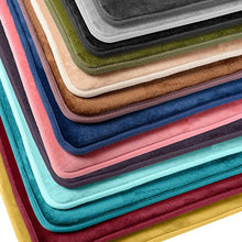 Load image into Gallery viewer, Clara Clark Bathroom Rugs, Ultra Soft Non Slip and Cozy, Velvet Memory Foam Bath Mat