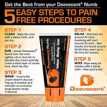 Load image into Gallery viewer, Deeveeant Numbing Cream Lidocaine Anesthetic (2oz/56g) Topical Pain Relief - Tattoos, Laser, Waxing, Microblading, Microneedling USA Made - Child Resistant Cap