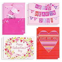 Load image into Gallery viewer, Hallmark Valentines Day Cards Assortment, Happy Hearts (8 Valentine Cards with Envelopes)