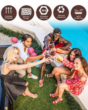Load image into Gallery viewer, MOOSENG Outdoor Patio Furniture Sets, 3 Pieces Rattan Wicker Chairs, Garden Lawn Conversation with Cushioned and Glass Coffee Table for Lounge, Backyard Pool, Brown
