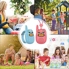 Load image into Gallery viewer, Qniglo Walkie Talkies for Kids Rechargeable 4 Pack, Kids Toys for 3-14 Year Old Girls Gifts,Kids Walkie Talkies for Outdoor Camping Games, Christmas Birthday Gifts for 5 6 7 8 9 10 Year Old Toddlers