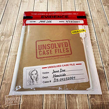 Load image into Gallery viewer, UNSOLVED CASE FILES | Doe, Jane - Cold Case Murder Mystery Game - Can You Solve The Crime? Who Killed Jane Doe?
