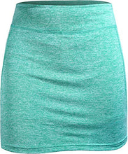 Load image into Gallery viewer, BLEVONH Tennis Skirt,Women High Waisted Sports Skirts with Spandex Shorts Teenage Girls Breathable Adorable Lounging Golf Skorts Ladies Stretch Everyday Skort As Daughter Gifts Green XS
