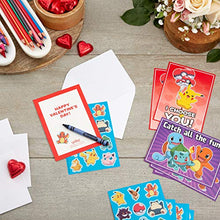 Load image into Gallery viewer, Hallmark Kids Pokémon Valentines Day Cards and Stickers Assortment (12 Cards with Envelopes)