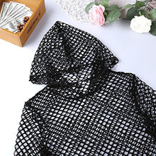 Load image into Gallery viewer, Alvivi Men's Sexy See Through Shirt Fishnet Mesh T-Shirt Long Sleeve Hoodie Undershirt Clubwear Black#Hooded XX-Large