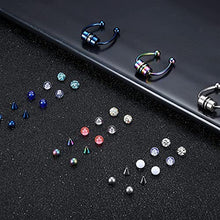 Load image into Gallery viewer, Milacolato 16G Fake Nose Ring Hoop Septum Magnetic Horseshoe Nose Ring for Women Men Stainless Steel Non-Pierced Clip on Nose Hoop Rings Reusable Nose Cuff with Replace,