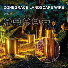 Load image into Gallery viewer, Zonegrace 12AWG 2-Conductor 12/2 Direct Burial Wire for Low Voltage Landscape Lighting, 265ft