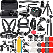 Load image into Gallery viewer, Neewer 50 in 1 Action Camera Accessory Kit Compatible with GoPro Hero10/9/8/7/6/5/4, GoPro Max, GoPro Fusion, Insta360, DJI Osmo Action/Action 2, AKASO, and more