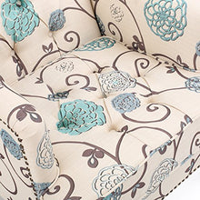 Load image into Gallery viewer, Christopher Knight Home Harrison Fabric Tufted Club Chair, White / Blue