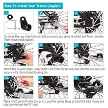Load image into Gallery viewer, Titanker Upgraded Bike Bicycle Trailer Coupler Attachment Angled Elbow for Instep & Schwinn Bike Trailers