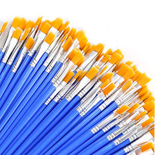 Load image into Gallery viewer, AROIC Paint Brushes Set ,120 pcs Nylon Hair Brushes for Acrylic Oil Watercolor Artist Professional Painting Kits