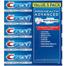 Load image into Gallery viewer, Crest Pro-Health Advanced Whitening Power Toothpaste (6.0 Ounce, 5 Count)
