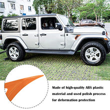 Load image into Gallery viewer, Bonbo Exterior Accessories Car Wheel Eyebrow Side Air Conditioning Vent Outlet Decoration Cover Trim ABS for 2018-2021 Jeep Wrangler JL JLU & Gladiator JT 2PCS (Orange)