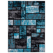 Load image into Gallery viewer, Luxe Weavers Tobis Collection Area Rug 1007 Turquoise 8x10