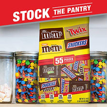 Load image into Gallery viewer, SNICKERS, M&M'S & TWIX Fun Size Chocolate Candy Variety Mix, 31.18-Ounce 55 Piece Bag