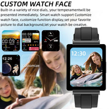 Load image into Gallery viewer, OYG 1.85" Smart Watch with NFC Function 20 Workout Modes, IP68 Waterproof Fitness Tracker with Heart Rate Blood Glucose Blood Pressure Blood Oxygen Spo2 Sleep Monitor for Android iOS