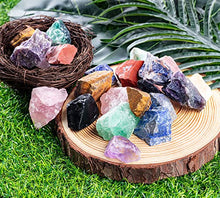 Load image into Gallery viewer, UU UNIHOM 3 lbs Bulk Rough Madagascar Stones Mix - Large 1" Natural Raw Stones Crystal for Tumbling, Cabbing, Fountain Rocks, Decoration,Polishing, Wire Wrapping, Wicca & Reiki Crystal Healing