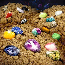 Load image into Gallery viewer, XXTOYS Jumbo Gems Dig Kit - Dig Up 18 Real Gemstones for Kids - Rocks and Minerals, Crystals Mining Science Kits Great Geology Archeology Gift for Boys & Girls Educational STEM Toys