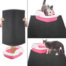 Load image into Gallery viewer, Pieviev Cat Litter Mat Double Layer Waterproof Urine Proof Trapping Mat (30''X24'', Grey)