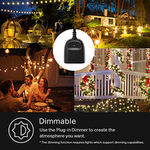 Load image into Gallery viewer, Kasa Outdoor Smart Dimmer Plug, IP64 Plug- in Dimmer for Outdoor String Lights, Compatible with Alexa, Google Assistant & SmartThings, Long Wi-Fi Range 2.4Ghz, No Hub Required, ETL Certified(KP405)