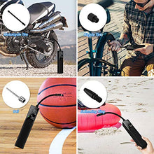 Load image into Gallery viewer, VEEAPE Portable Air Compressor Tire Inflator, Electric Bike Tire Pump with Digital Pressure Gauge, 120PSI Rechargeable Auto Air Pump for Bicycle Tires and Other Inflatables